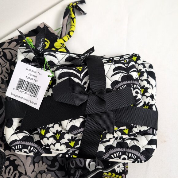 Vera Bradley Fanfare combo - Turn lock wallet, Cosmetic Trio and Ditty bag - Picture 2 of 4